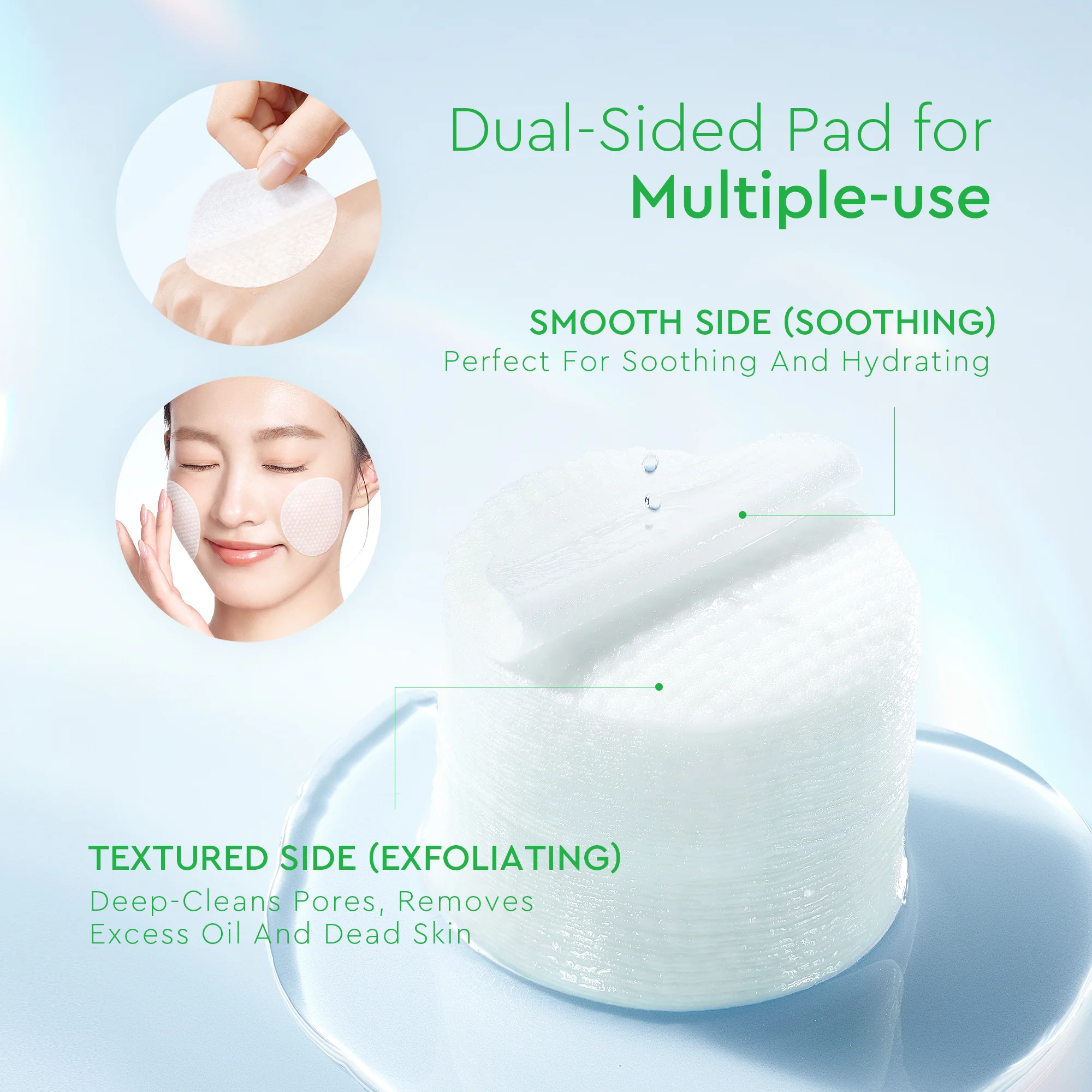 Centella Salicylic Acid Exfoliating Acne Pads - Image 4