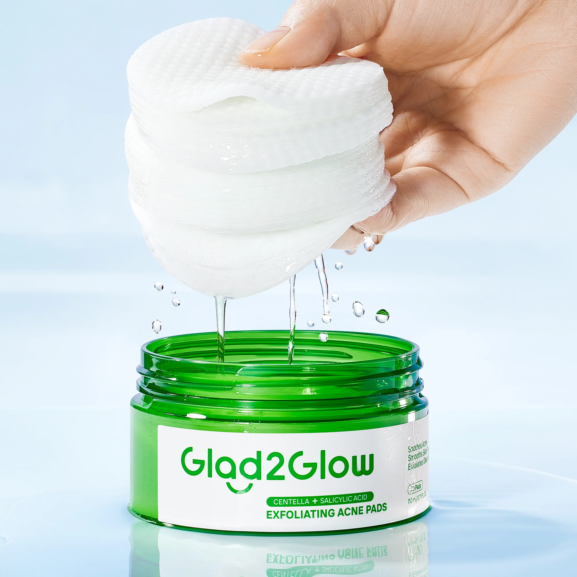 Centella Salicylic Acid Exfoliating Acne Pads - Image 8