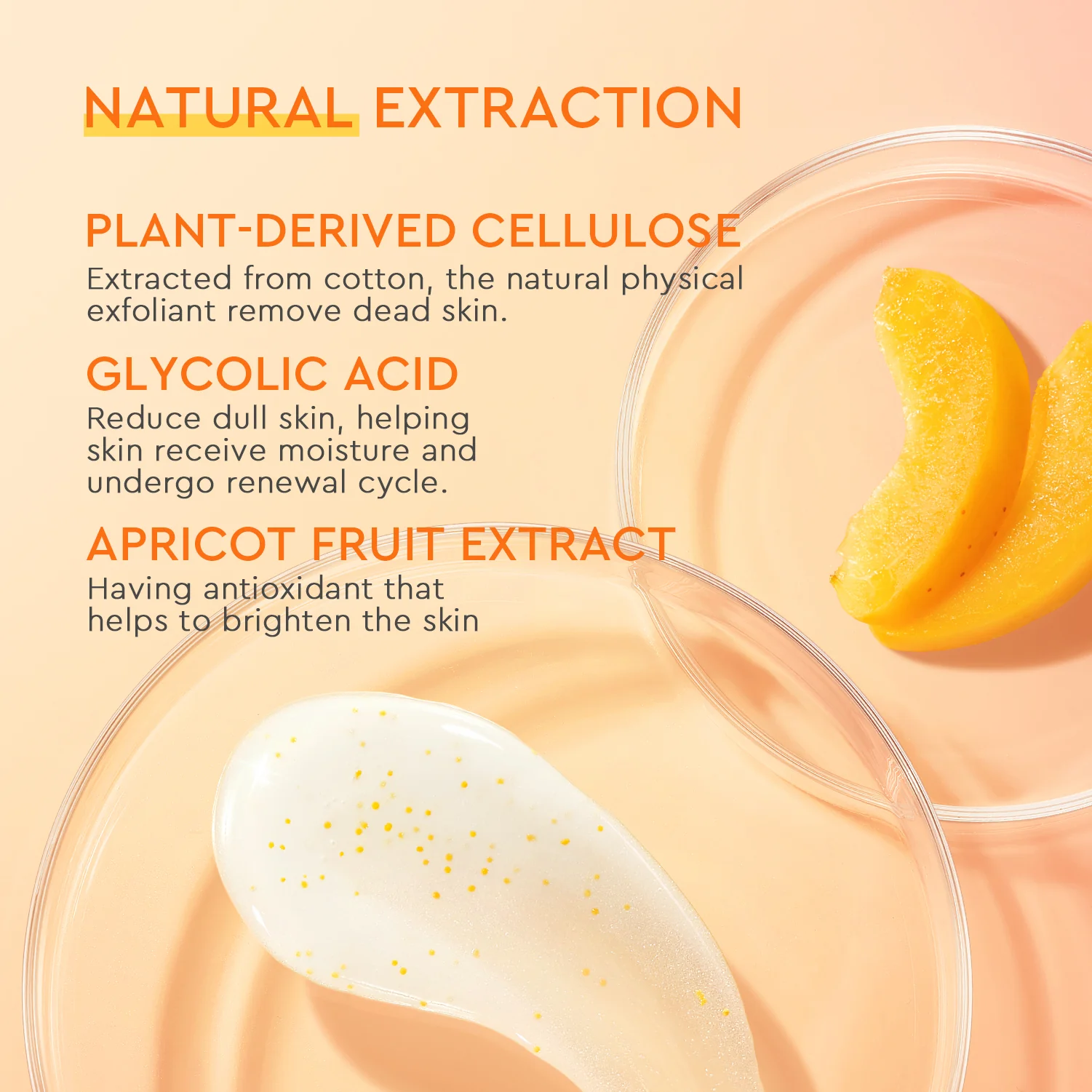 Apricot Glycolic Acid Exfo Smooth Peeling Gel - Image 4