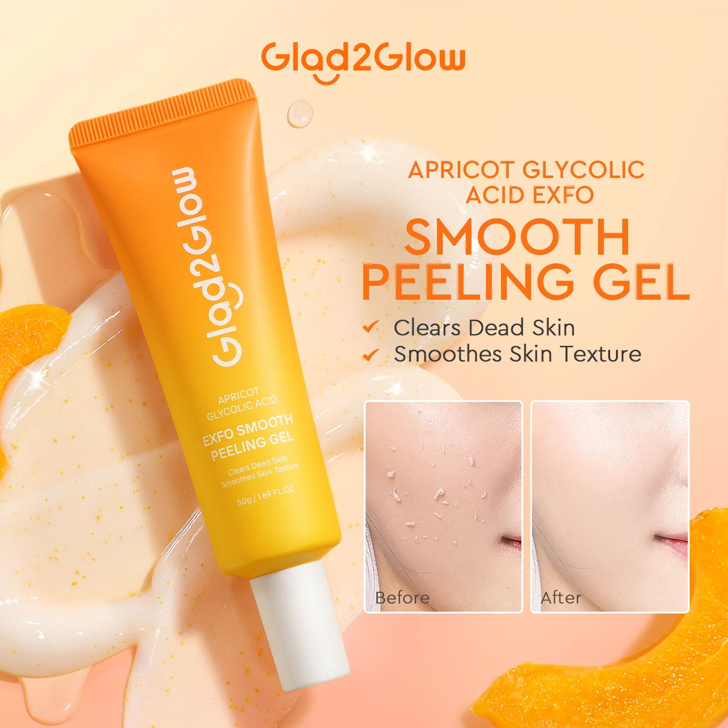 Apricot Glycolic Acid Exfo Smooth Peeling Gel - Image 5
